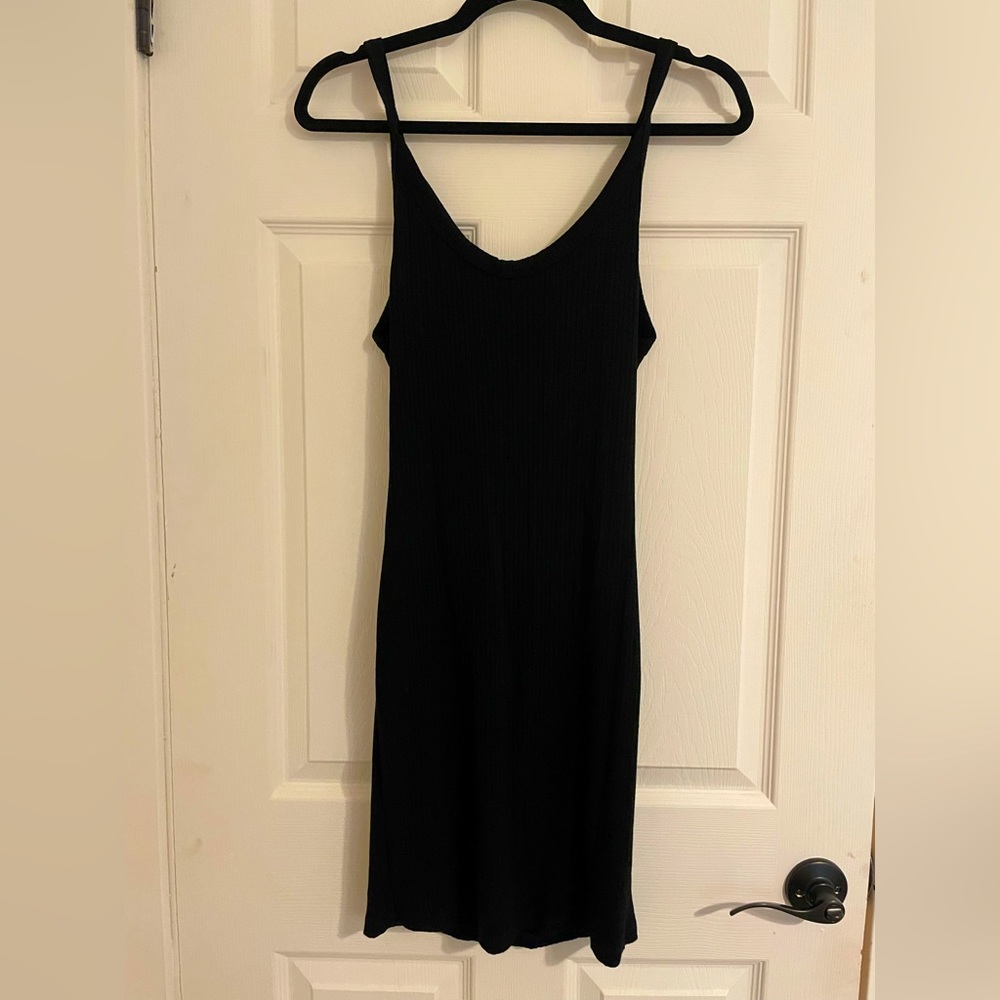 LNA Black Sleeveless Jersey Dress Small